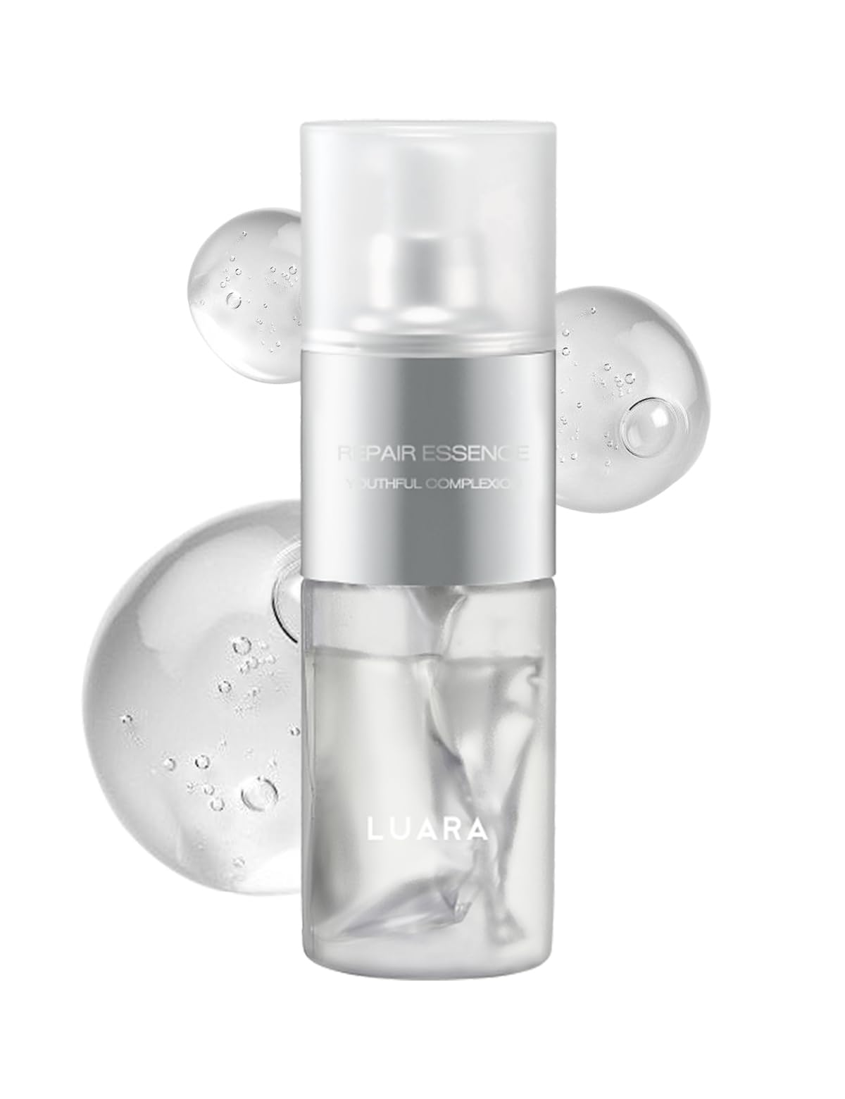 

LUARA Repair Essence 80mL - Exosome-infused pre-serum booster with niacinamide and hyaluronic acid. High moisturizing, anti-aging, and exfoliating car