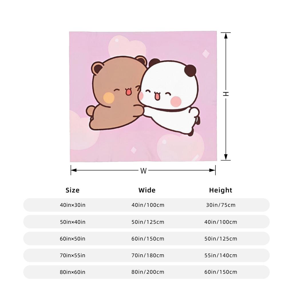 Cute Cartoon Bubu Dudu Blanket Cover Flannel Throw Blankets Summer Air Conditioning Printed Soft Warm Bedspread
