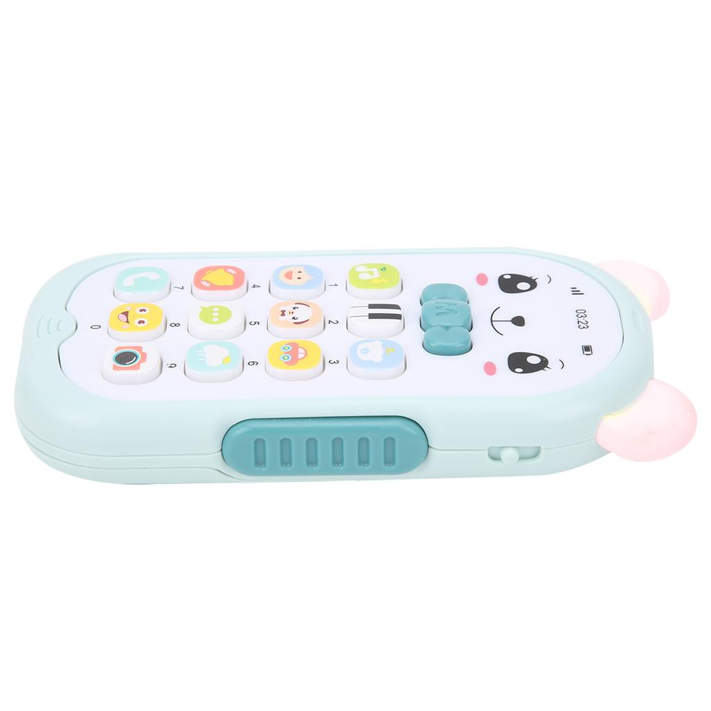 Baby Phone Toy Simulation Telephone Music Sound Light Effect Children Mobile Phone ToyLight Blue