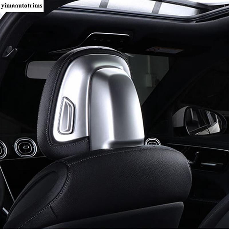 Seat Headrest Button Adjust Switch Cover Trim Accessories For Benz C Class W206 / GLC X254 / E Class W214 2024 2025