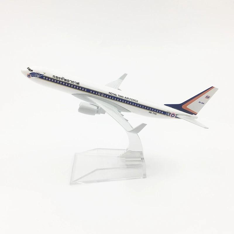Model 737 Royal THAI Air Force 16cm 1/400 Scale Aircraft Alloy With Landing Gear Plane B737 Metal Airplane Model Desk Display