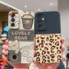 Cute Case For Samsung Galaxy A15 Funny Full Protection Soft Liquid Silicone Anti Choc Phone Cover For Samsung A15 A 15 Fundas