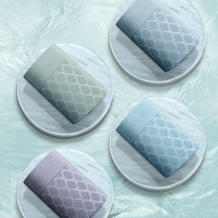 3pcs Summer Thin Ice Silk Men's Underwear Men's Flat Corner Pants with Mesh One Piece Breathable Thin Quick Drying Boxer Brief