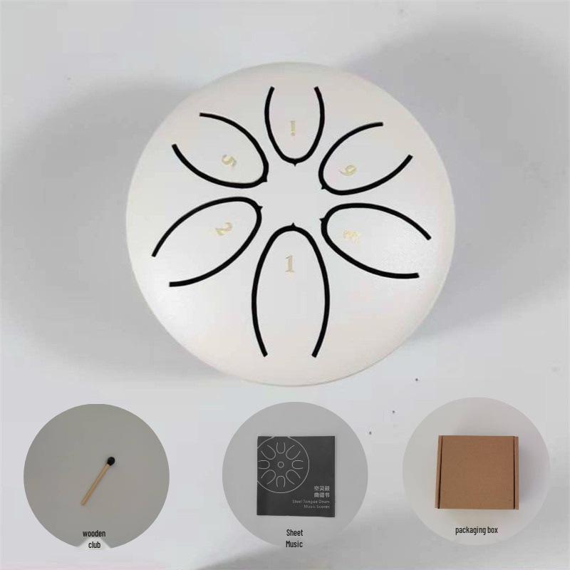 Ethereal 3-Inch Steel Tongue Drum: 6-Note Mini Percussion Instrument for Kids