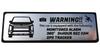 [Honami Works] DELICA D5 Security Emblem 24-hour Surveillance Dash Cam GPS Tracker Sticker