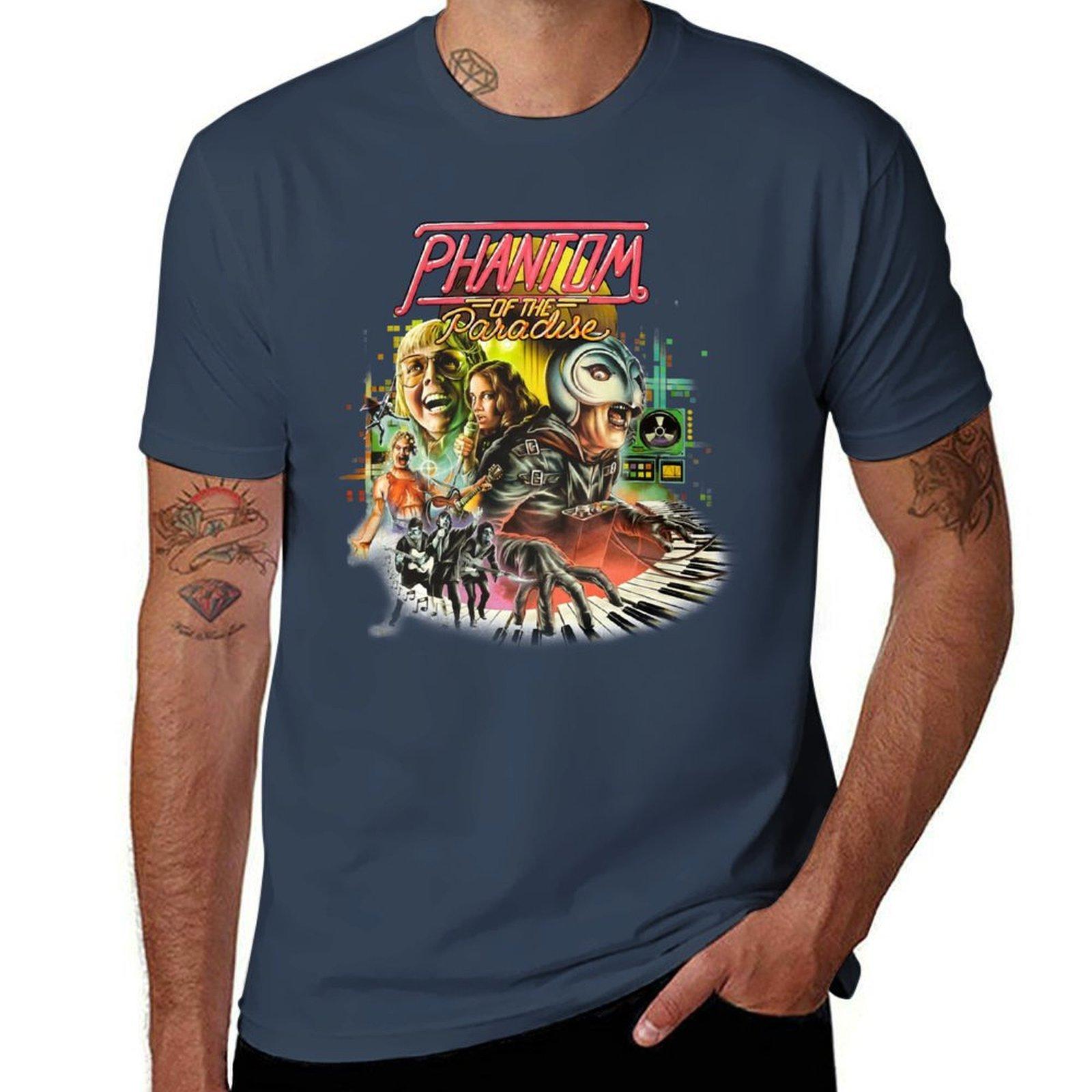 Phantom Of The Paradise Tshirt Trendy Print Short Sleeve Tshirt S