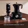 Double Valve Mocha Pot Household Small Hand Cranked Italian Coffee Machine Outdoor Electric Stove Coffee Pot Set