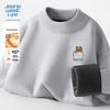 JEANSWEST LIFE Men's Thickened Fleece Lined Mock Neck Pullover Sweater
