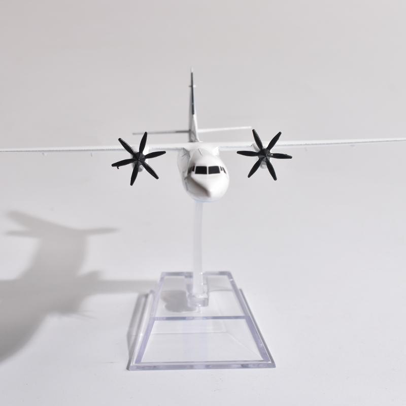 Jason Tutu 16cm  Aero Mongolia Fokker F50 Airplane Erj145 Airways Airplane Model Plane Diecast Metal 1/400 Scale Planes