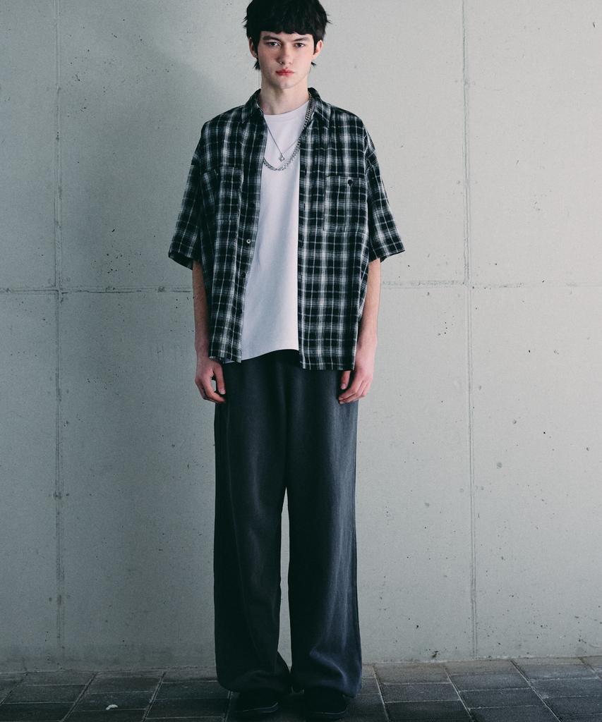 Eonoideu Pigment String Wide Pants Lq6Pu192_Charcoal