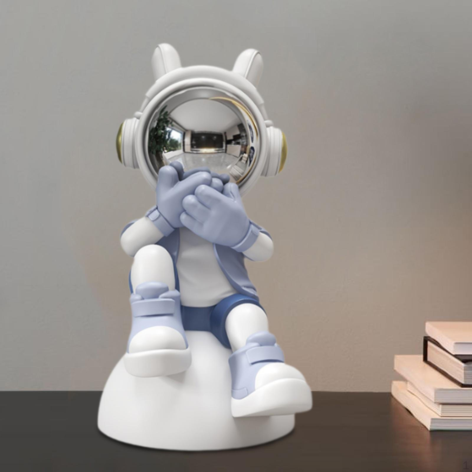 

Статуэтка астронавта, скульптура из смолы, компактное настольное украшение, современная статуя для стола C