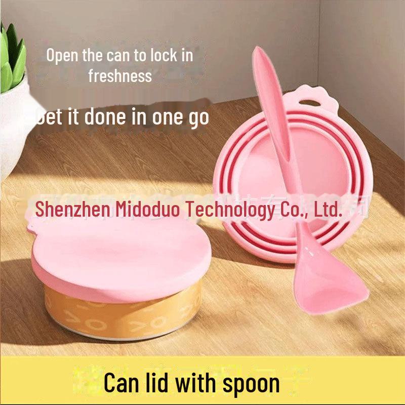 Universal Silicone Pet Food Can Lid - Fresh-Keeping and Sealing Cover
