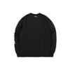 Li-Ning Embroidered Logo Loose Fleece Crew Neck Sweatshirt Men Tops Black AWDQD27-3