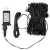 LED Black Wire String Lights Outdoor Festoon Fairy Lights Timer Memory Function Holiday Lighting Wedding Christmas Decoration
