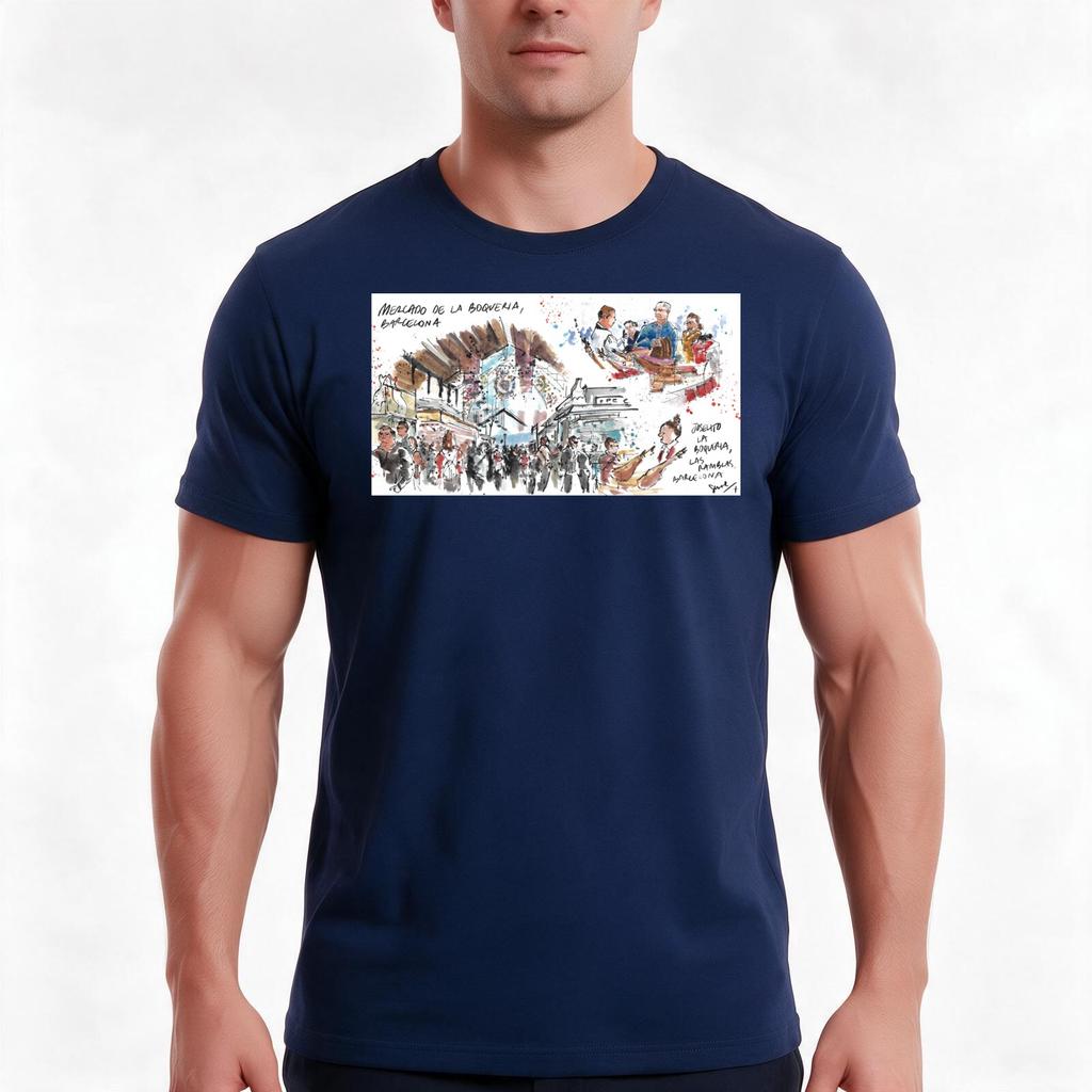 Mercado And Joselito Montage Tshirt Summer Casual Cotton Tee Oversized Streetwear Tops Vintage Graphic Print 100 Cotton