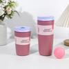 12/20oz High Appearance Office Coffee Cup Simple and Fashionable Stainless Steel Vacuum Insulated Portable Outdoor Car Bottle