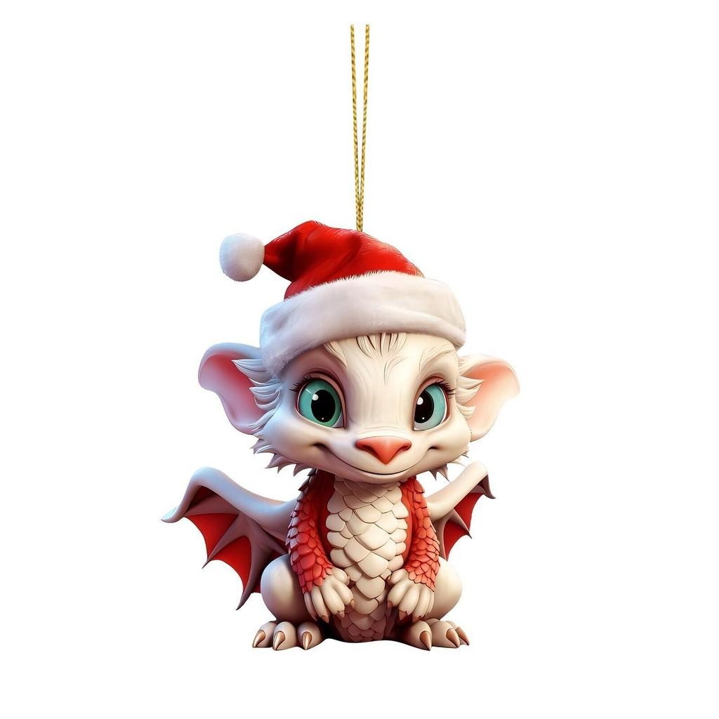 Acrylic Dragon Festive Car Accessories For Charming Christmas Home Decorations