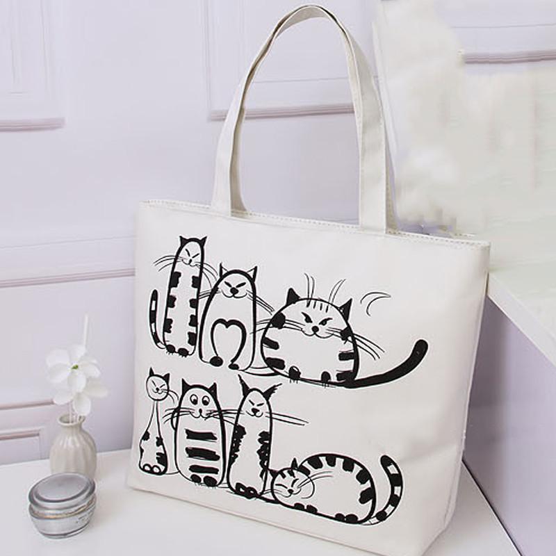 Lovers Shoulder Cat Bag Women Handbags Large Capacity For Shopping Travel Or Gym