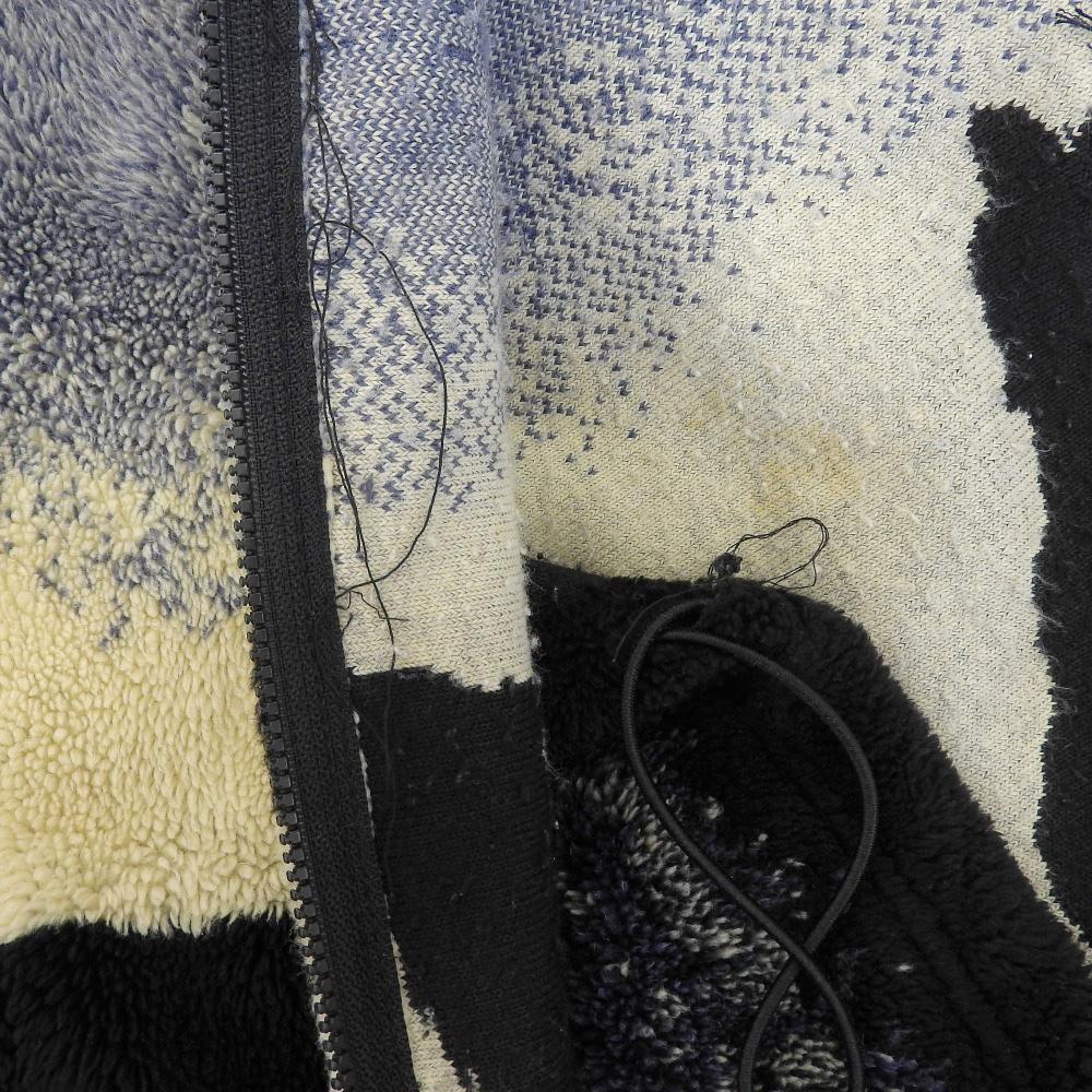 Mazmania Wolf Fleece Jacket for Men In Black and Navy from the 1990s Jacket ― Black / NavyUsed