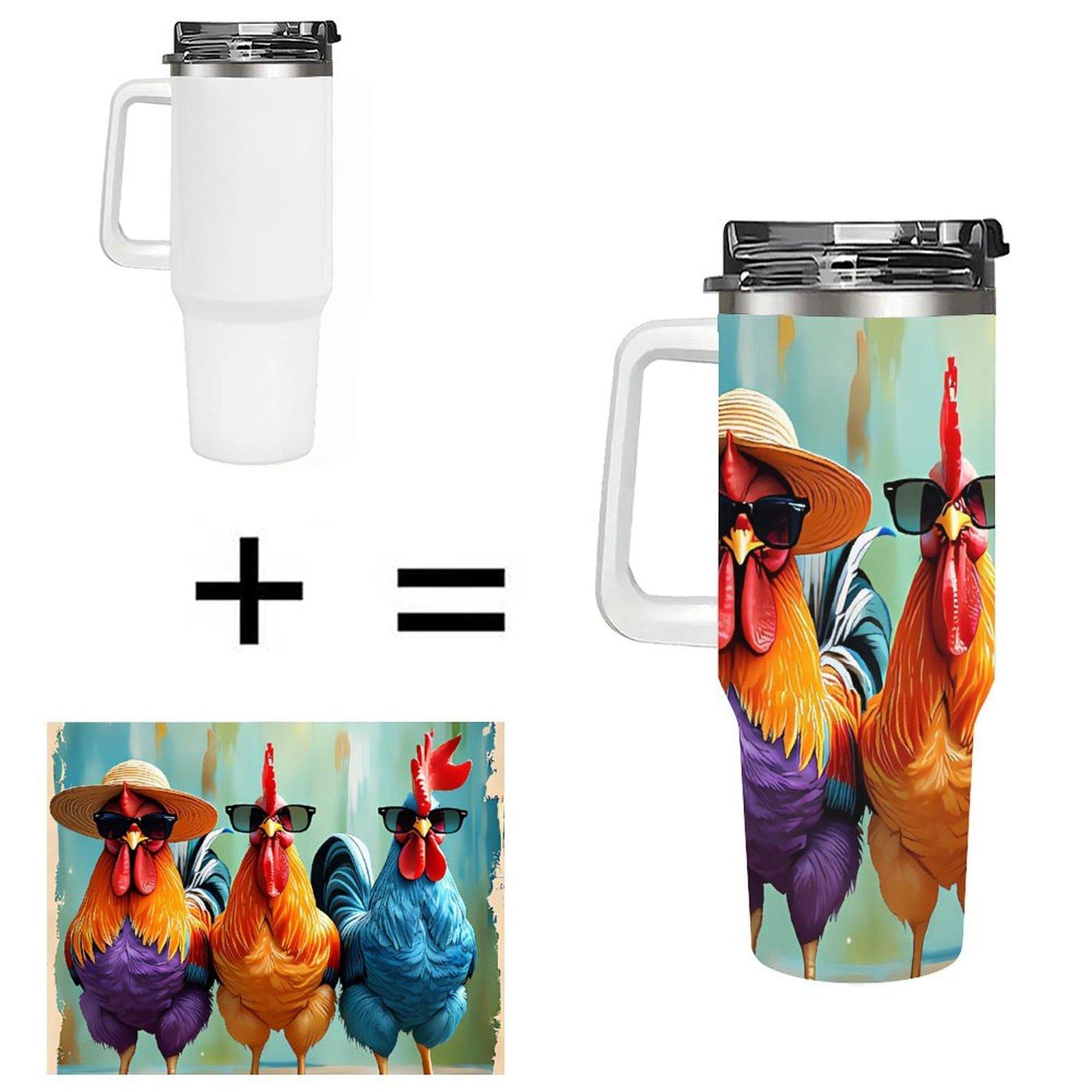 40oz Custom Printed Insulated Tumbler for Diversity Program Launch 40oz(1133.98g) белый