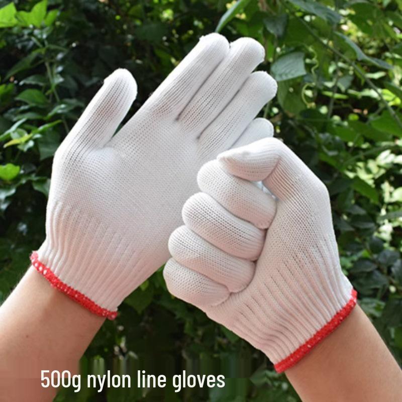 Cotton Yarn Labor Protection Gloves: 700g, 800g, 900g Work-Resistant Construction Site Wear