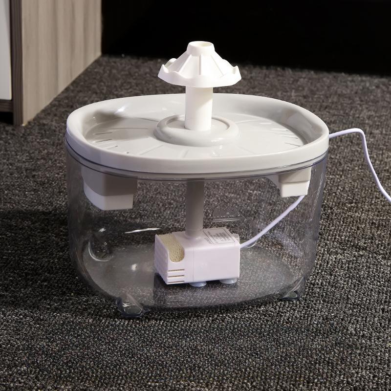 Distribuitor Automat de Apă pentru Pisici Nou Hrănitor de Apă pentru Animale de Companie Filtrare Automată Apă Vie Circulantă Filtrare Dublă Bol pentru Pisici de Mare Capacitate