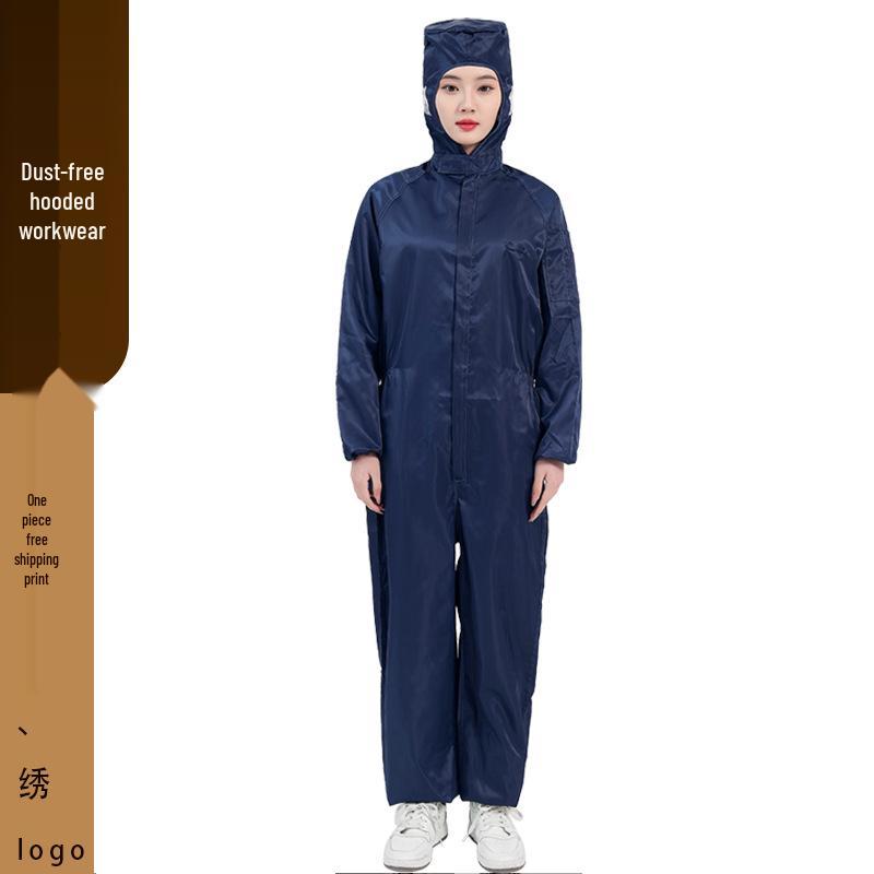 Unisex Anti-static Hooded Jumpsuit - Dustproof, Dust-free Cleanroom Protective Workwear