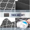 2pcs Dryer Top Protector Mat Washer and Dryer Topper Non Slip Waterproof Machine Cover Dust Proof Quick Drying Topper Pad for Laundry and Kitchen