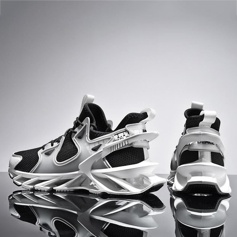 Autumn new running shoes men's casual shoes breathable fly-woven sneakers blade men's shoes tide
