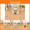 Bear Teddy Bow Plush Stuffed Toy Animal Doll Keychain Backpack Gifts Pendant