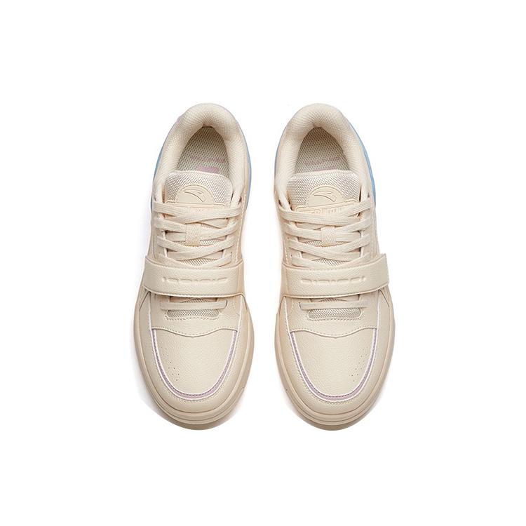 Anta Low top Skateboard Shoes Women's White Purple Blue 922218067-4