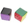 2pcs DIY Education Playing Game Dice with Clear Pocket Early Learning Soft Foam Dice for Teaching with Storage Bag