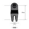 BIKE HAND Bicycle Storage Mount/12mm x 100mm Thru-Axle YC-92-12 Black