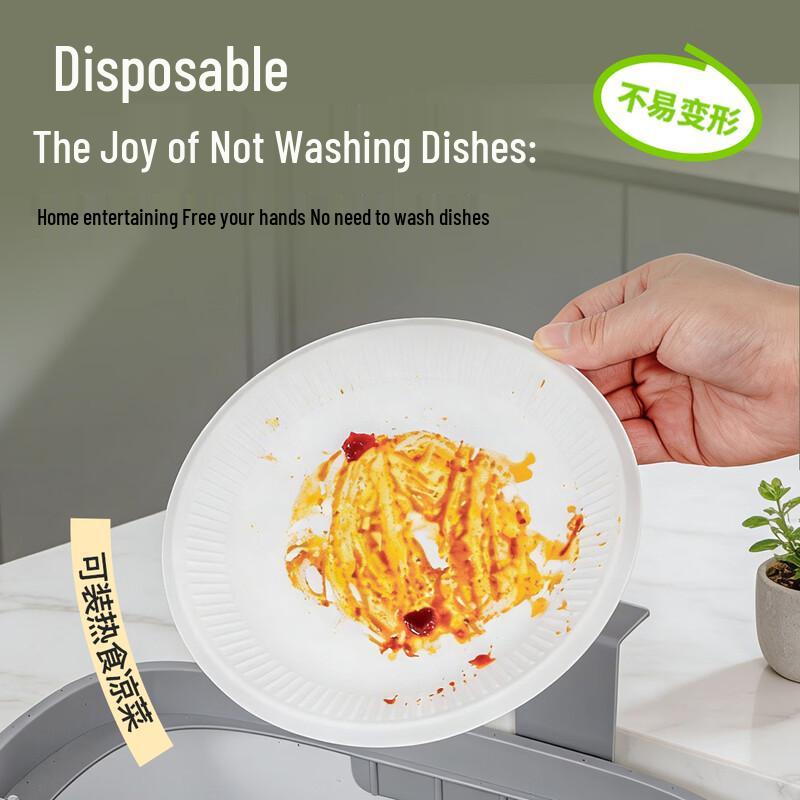 Temeiju 6-inch Biodegradable Disposable Plates