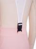 Kids Girls Cycling Bib Shorts High Waist V-Front 3D Padded Bike Shorts with Mesh Straps for Outdoor Sports Training