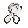 Retro Print Imitation Silk Neck Scarf for Women - Versatile High-End Neck Protector