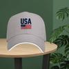 USA Flag Graphic Baseball Cap Polyester Breathable Adjustable Patriotic Casual Adult Hat