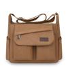 1Pc  Men's Large Capacity Shoulder Backpack Wallet Business Korean Casual Bag Electrical Tools Accessories Crossbody Bag Resistant