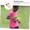 4 Pack Wooden Spoon Throwing Toy Wooden Egg Balance Game Lawn Game Outdoor Activity Toys