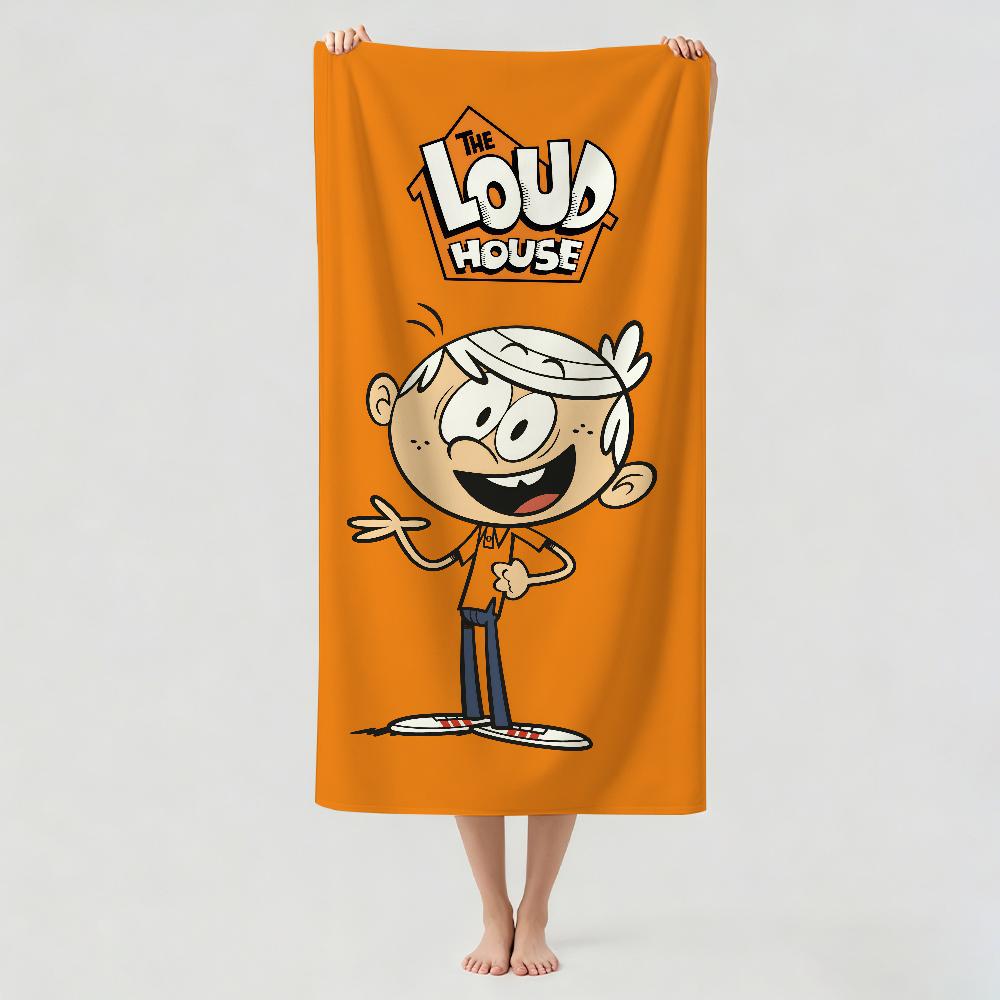 Cartoon The L-Loud H-House Towel Drying Bath Towel Applicable To Light Swimming Camping Yoga Beach Out