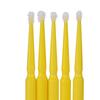 100PCSCelsiusBag Lady   Disposable Extension Mascara Brush Eyelash Glue Cleaning Stick(Yellow)