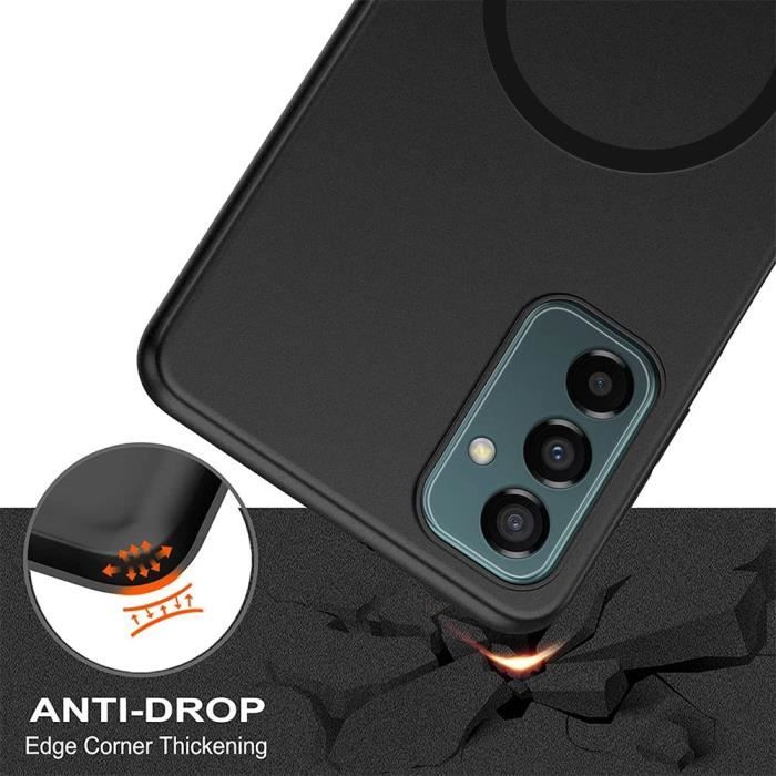 Protective Case - Samsung - Galaxy M23 5G - Silicone TPU - Shockproof - Black