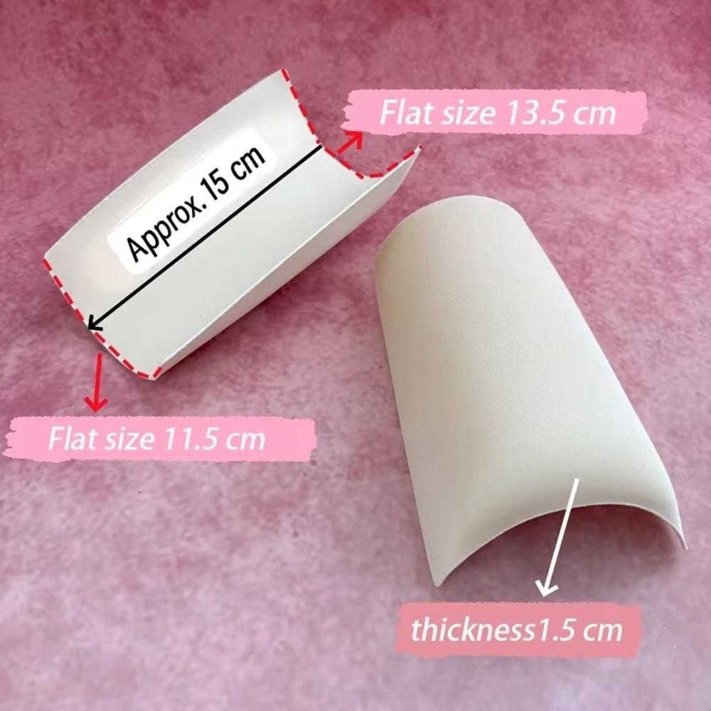 1 Pair Extra Wide Shoulder Pads Invisible Thick Shoulder Shaping Seamless Replacement Sponge Suit Shoulder Pad