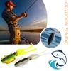 15CM/15/20G Isca Macia de Lula Polvo Artificial Biônico Realista Lula Swimbait Acessórios de Pesca de Arraste em Barco Marinho Água Salgada