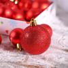 26Pcs Plastic Christmas Hanging Ball Merry Christmas Tree Decor  Hotel Office Decor