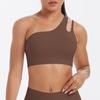 Oblique Shoulder Bubble Wrap Yoga Bra Cloud Sense Beauty Back Exercise Underwear Asymmetrical Shoulder Strap Running Workout Vest Tops