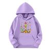 Child Fashion Lightweight Long Sleeve Pullover With Pockets  Print Hoodie
