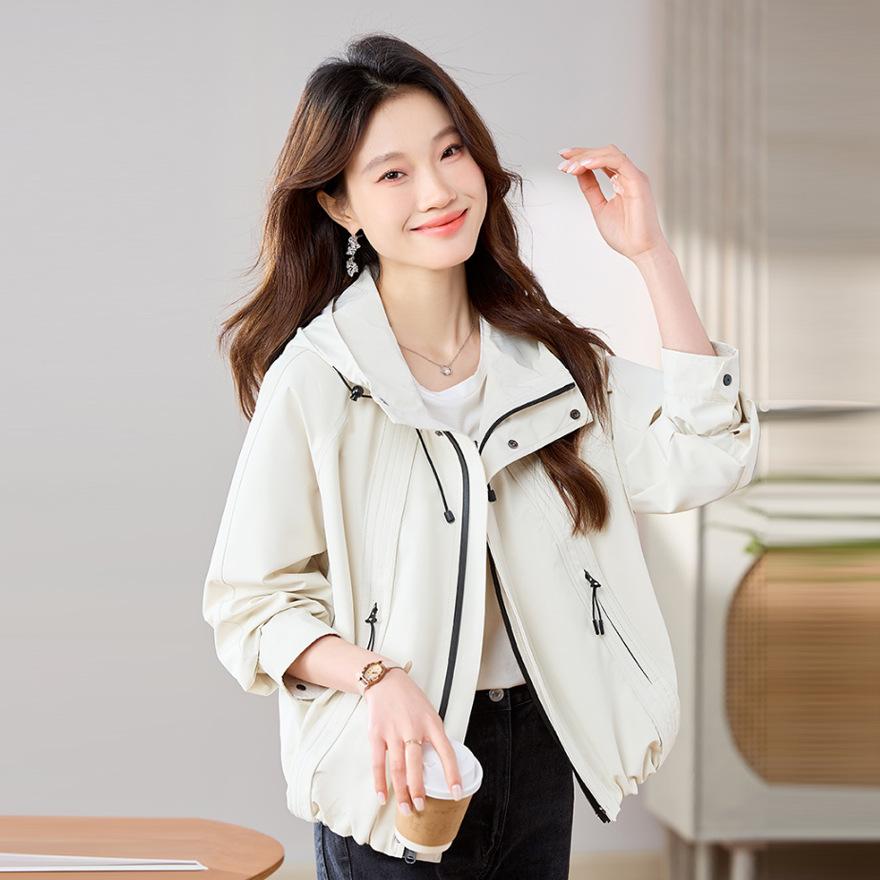 Fashion casual short trench coat women's spring and autumn early spring new temperament small top