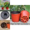 10/50/100 pièces Pots de fleurs en plastique pour semis avec caractéristiques de drainage équilibré**