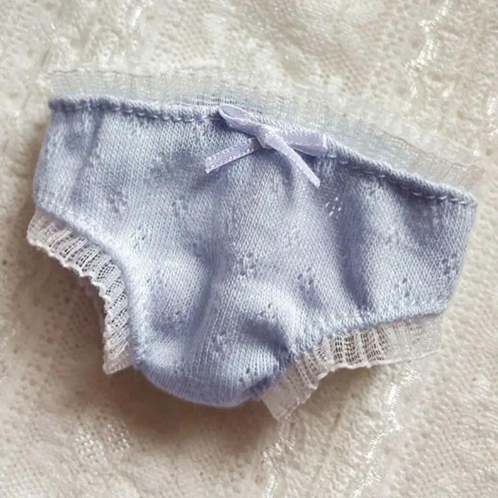 20cm Cotton Dolls Underpant Knickers Doll Fashion Clothes Underwear Panties for 1/11 ob11 Dolls for 1/12bjd Doll Clothing